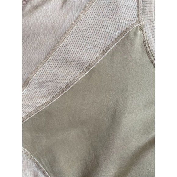 Mendocino - Heather Brand. Silk Trim Loose Fit Scoop Neck 3/4 Sleeve Blouse - Picture 2 of 9